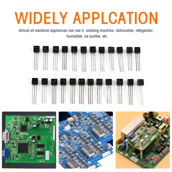 Kit de transistors TO-92, boîte d'assortiment BC547 BC327 BC337 2N2222 3906 C945 PNP/NPN, Kit électronique, 200/480/840 pièces – Image 6
