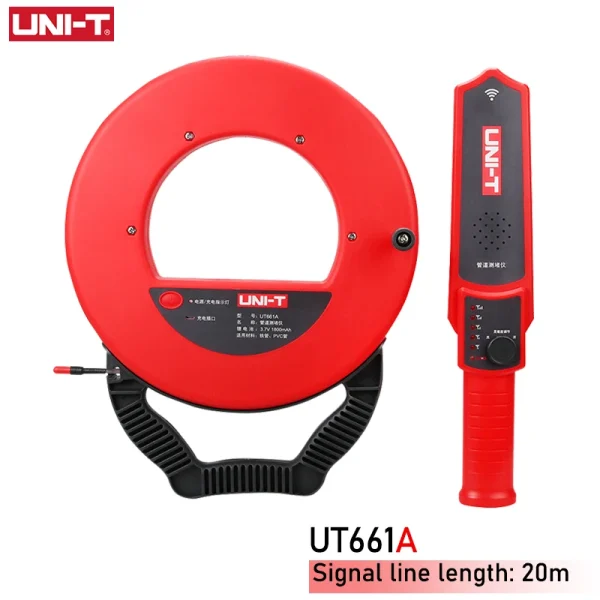 Détecteur de blocage de canalisation UNI-T UT661A/B – Tuyaux PVC ou métalliques – Profondeur max 50 cm – Image 7