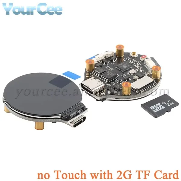Module d'affichage d'écran TFT 1.28 pouces, carte LCD ronde colorée IPS 1.28 pouces GC9A01 Touch 240x240 SPI 240x240 – Image 8