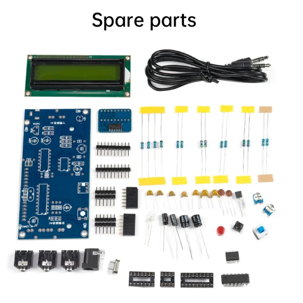 Décodeur de Code Morse DC9V CW, Circuit imprimé en vrac, pratique de soudage, Kit de fabrication électronique, prise américaine – Image 10