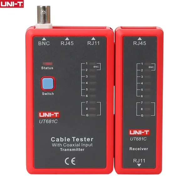 Testeurs de câble réseau UNI-T UT68/s Testeur LAN RJ45 RJ11 BNC Tracker de câble Détecteur de fil Outils de réparation réseau – Image 4