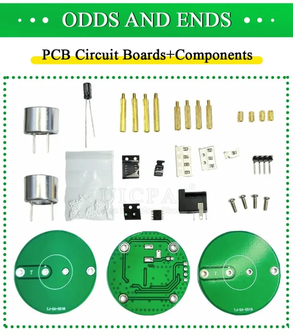 Projet de soudure à monter soi-même Suspension ultrasonique Suspension acoustique Kit électronique Mini lévitateur acoustique 12V pratique de la soudure – Image 12