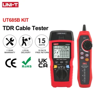 UNI T testeur de câble réseau TDR UT685B KIT traqueur de câble testeur Lan RJ45 RJ11 détecteur câblage LCD affichage outil réseau