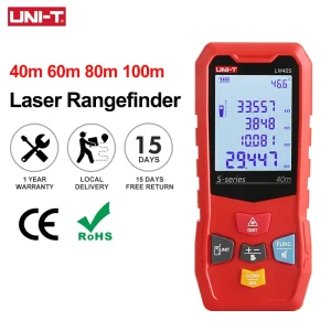 Télémètre Laser UNI-T série LM-S télémètre Laser numérique 40m 50m 60m 80m 100m 120m ruban à mesurer électronique